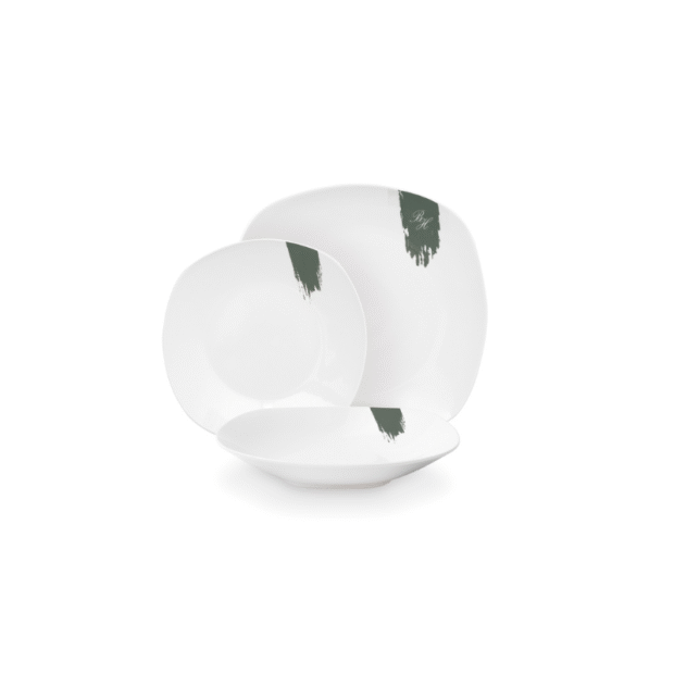 Matte Green Collection Սպասքի Հավաքածու (18 կտոր)