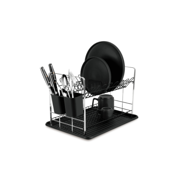 Matte Black Collection Սպասքի չորանոց