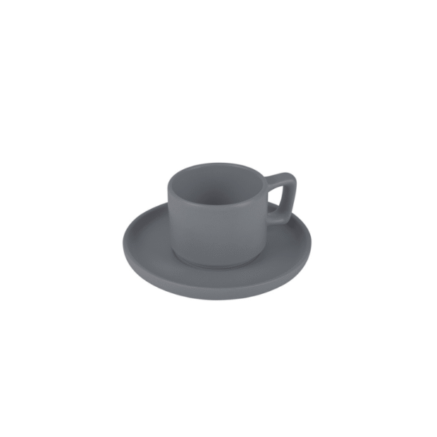 Aspen Collection Հավաքածու բաժակ + ափսե Espresso-ի համար(8կտոր)