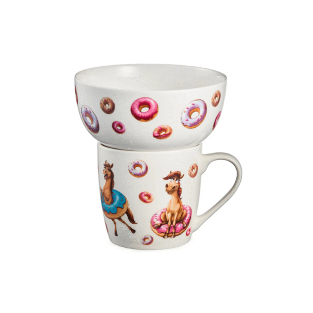 "Ponycake" Հավաքածու մանկական նկարազարդ սպասքի(2 կտոր)