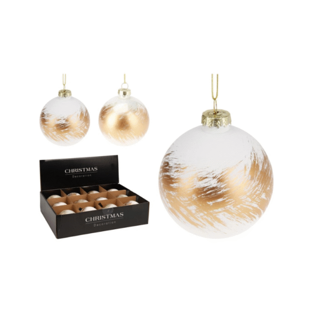 Տոնածառի գնդաձև խաղալիք(նախշազարդ)