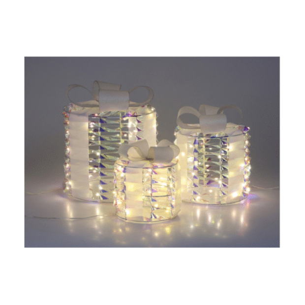 Ամանորյա զարդարանք "Նվերի տուփ" 3 հատ