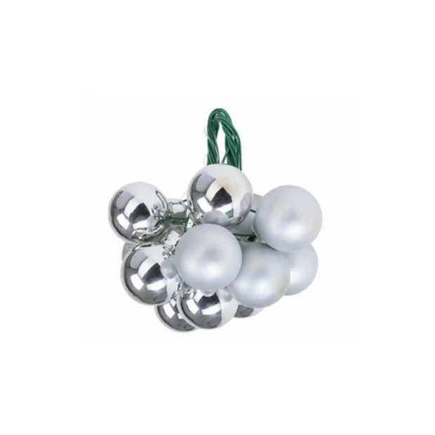 Տոնածառի գնդաձև խաղալիք "Փունջ"(12 հատ/լարով)