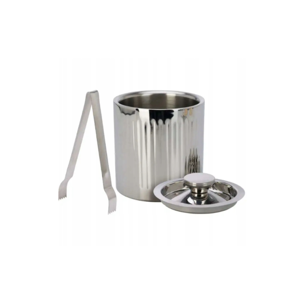 Սառույցի դույլ կափարիչով + աքցան