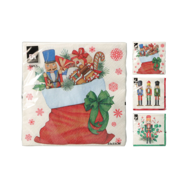 Ամանորյա անձեռոցիկների հավաքածու(16 հատ)