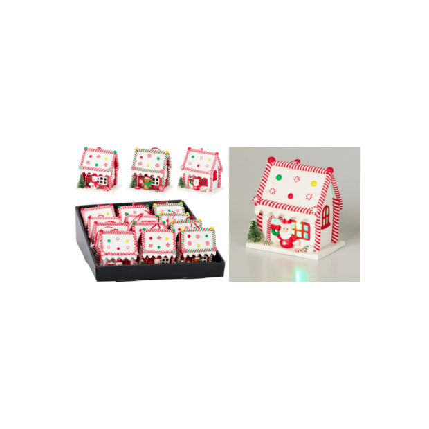 Տոնածառի խաղալիք լեդ լույսով "Տնակ"