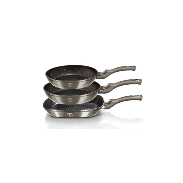 Carbon Metalic Line Հավաքածու տապակների(3 կտոր)