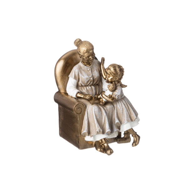 Արձանիկ "Տատիկը թոռնիկի հետ"