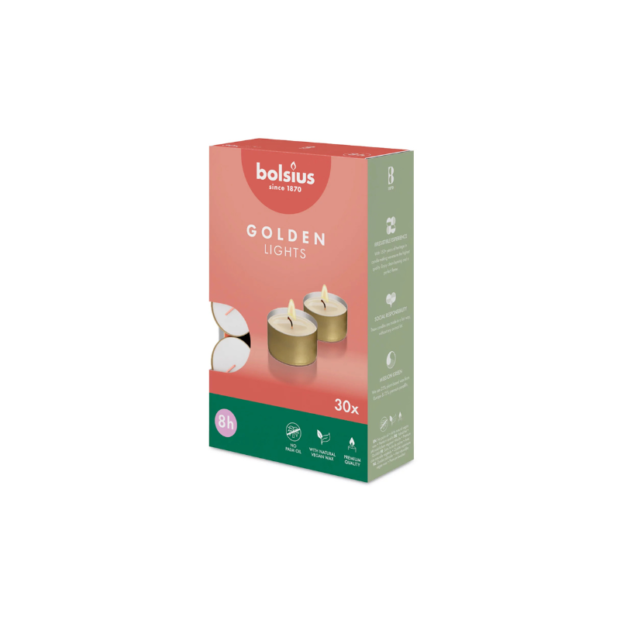 "Golden Lights"Փոքրիկ մոմեր(30 հատ)