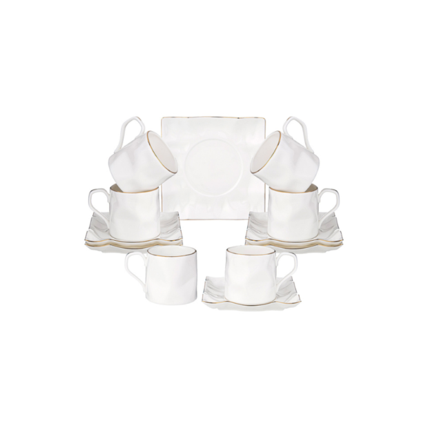 "Raffle Gold" Թեյի բաժակների հավաքածու(12 կտոր)