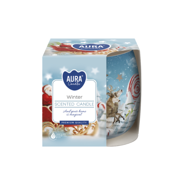 AURA Candles Մոմ ապակյա տարայում “Winter”
