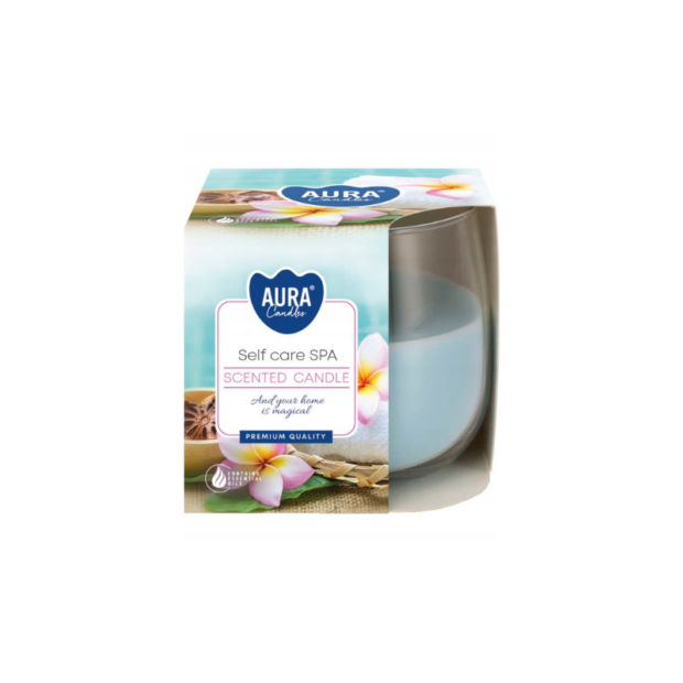 Մոմ ապակյա տարայում “Self care SPA”