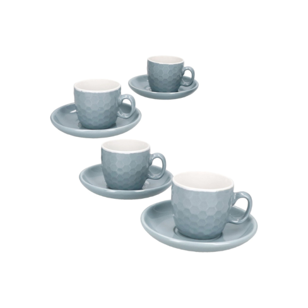 Հավաքածու բաժակ + ափսե Espresso-ի համար(8կտոր)